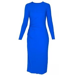 NEW SWEATY BETTY Explorer Sculpt Ruched {$148} Electric Blue Long Sleeve XS